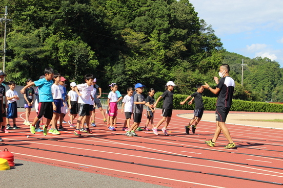 写真：ジュニア陸上教室＆記録会