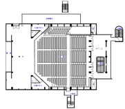 文化ホール平面図