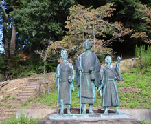 写真：大石りく遺髪塚【香林（こうりん）会館】