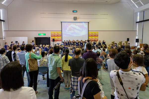 写真：五荘小学校金管バンド