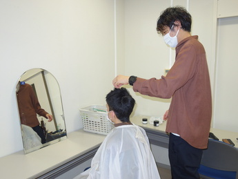 写真　ヘアーセット