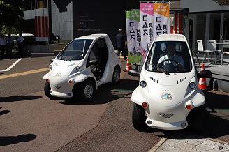 写真：超小型電気自動車