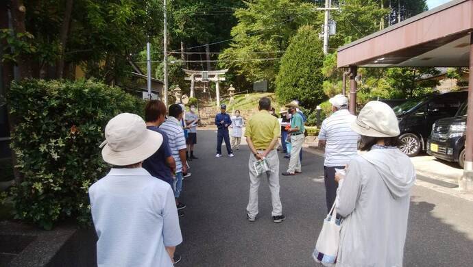 写真：福田区の訓練の様子