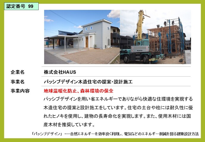 株式会社HAUS　パッシブデザイン木造住宅の提案・設計施工