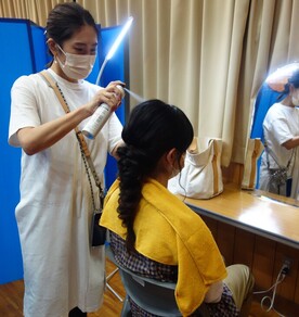 写真　ヘアーセット