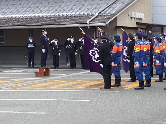 写真：観閲点検写真