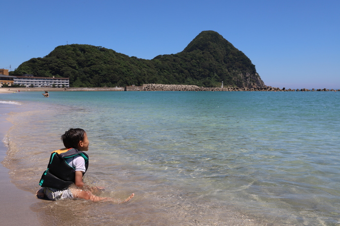 写真：竹野浜と猫崎半島