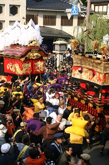 写真：城崎だんじり祭り