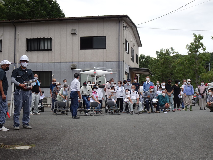 写真：奈佐路区　訓練の様子1