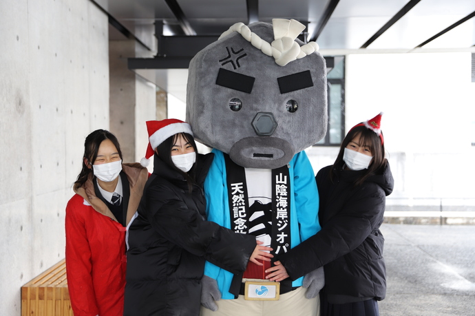 写真:玄さんと記念撮影