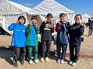 写真：3部で優勝した豊岡市女子代表