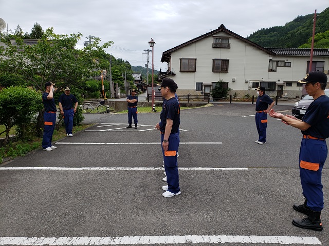 写真：実地訓練