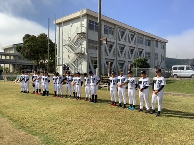 野球教室の様子（八条小学校1）