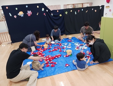 写真：おやこっこ運動遊び