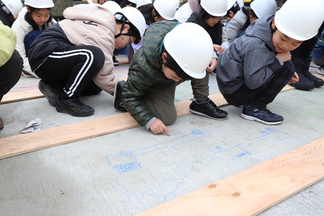 上野橋工事見学の様子7