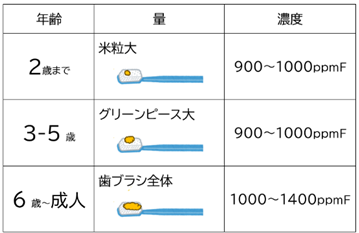 歯磨き剤1回量