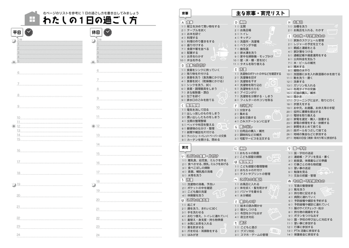 わたしの1日の過ごし方