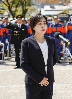 出石混声合唱団による国家独唱