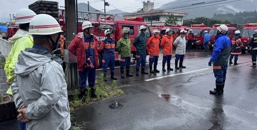 訓練開始時の整列