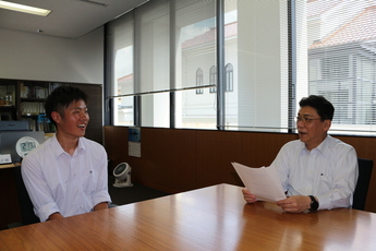今西さん市長表敬訪問の写真2