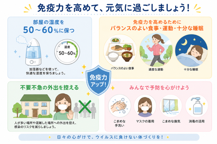 免疫を高めるために