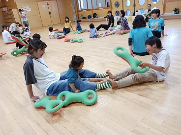 写真:パパと遊ぼうデーの様子