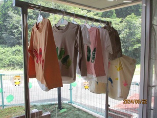 親子Tシャツ作り