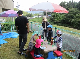 パパと遊ぼうデー「水遊び」