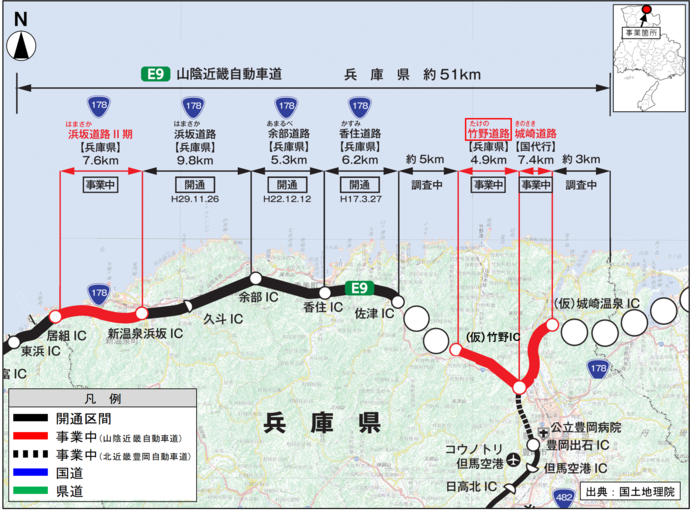 工事路線概要図