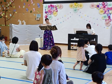 写真:パパと遊ぼうデーの様子