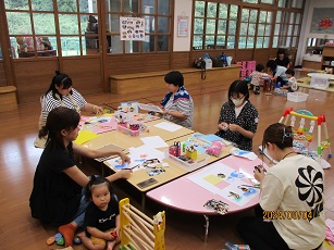 敬老の日のプレゼント作り