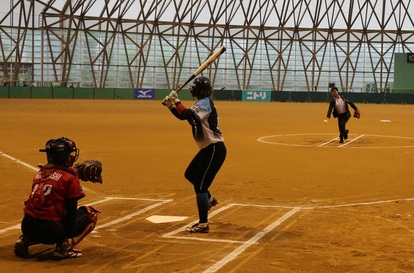 ニトリJD.LEAGUE2025 第9節豊岡ラウンド（始球式）