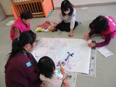写真:愛育班さんと交流会