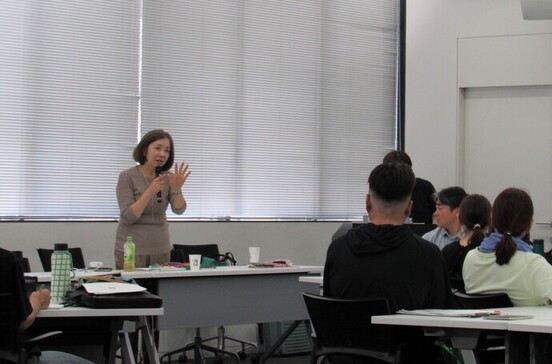 画像:浜田さん講演の様子