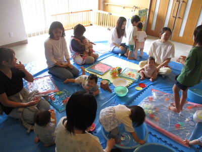 写真:8月のあつまれ!たけのこランドの様子