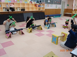 写真:前回の活動の様子