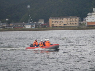 写真：操船訓練　