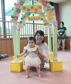 写真：お誕生会の様子