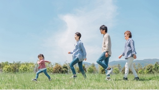 健康な家族（イメージ）