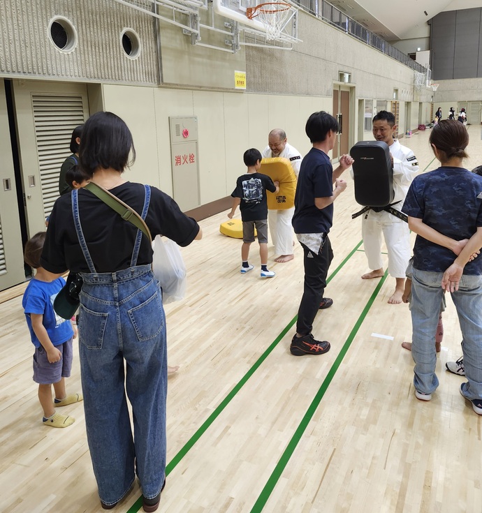 写真：少林寺の体験会