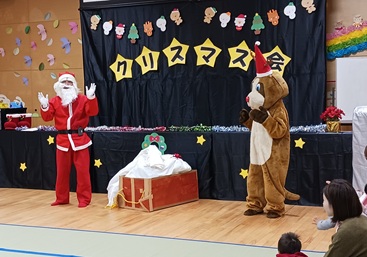 写真：クリスマス会の様子
