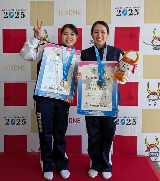 写真:浅沼さんとペアの阿部さん