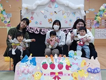 写真：お誕生会の様子