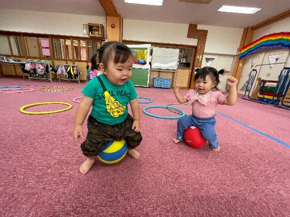 写真:バランスボール