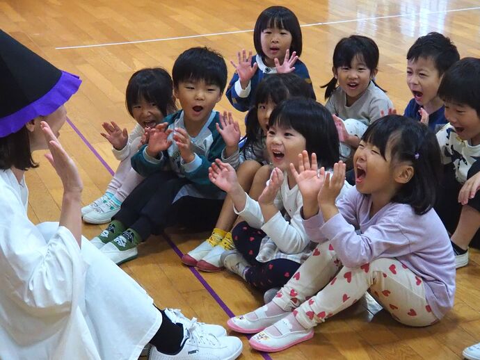 英語遊びの写真：ハロウィンの英語