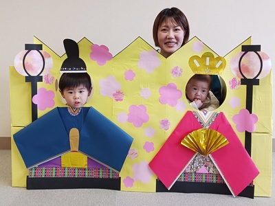 写真：ひなまつりの様子