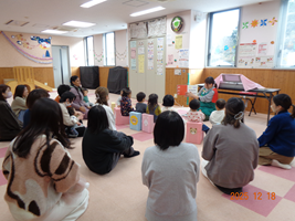 写真：前回の活動の様子