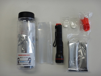 防災啓発グッズの配布