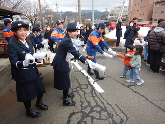 防災啓発グッズ配布