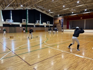 バッティング練習